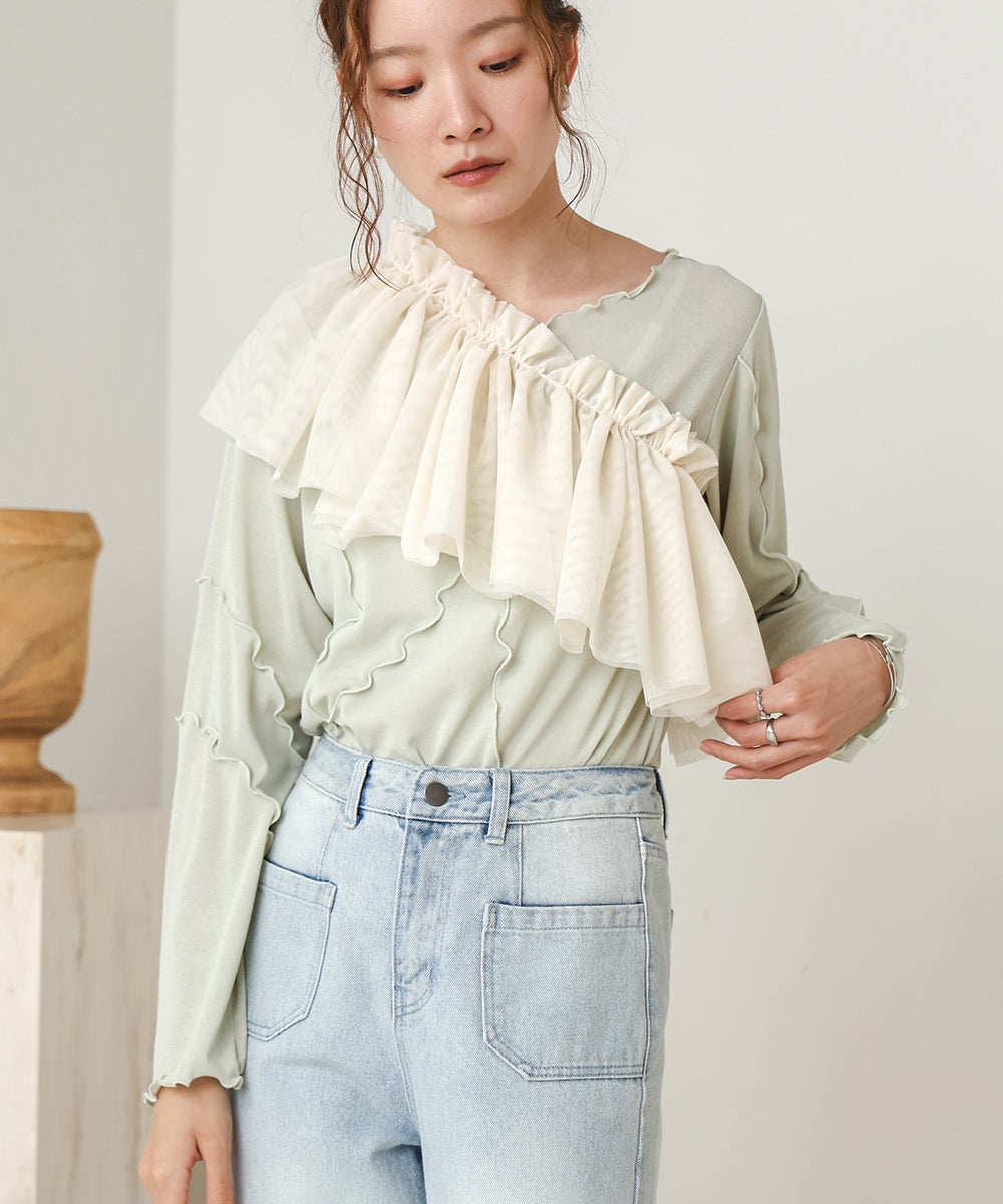 ASYMMETRICAL MELLOW TOPS