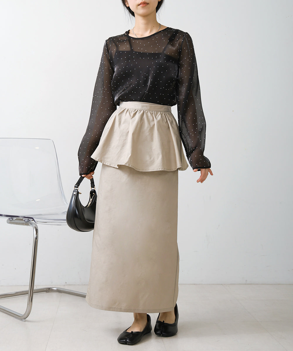 3WAY PEPLUM SKIRT