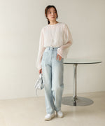SHEER SHAGGY BLOUSE