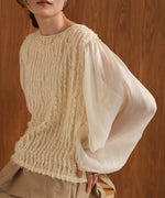 SHEER SHAGGY BLOUSE