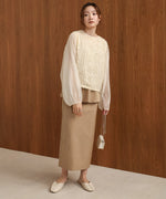 SHEER SHAGGY BLOUSE