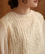 SHEER SHAGGY BLOUSE