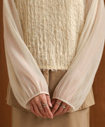 SHEER SHAGGY BLOUSE