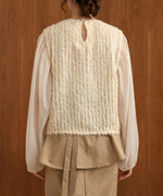 SHEER SHAGGY BLOUSE