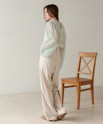 SHEER SHAGGY BLOUSE