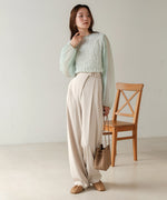 SHEER SHAGGY BLOUSE