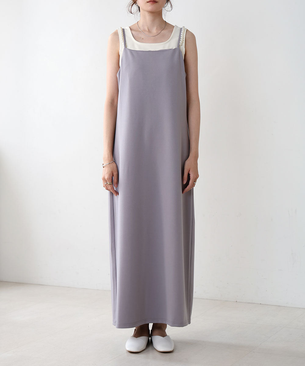 SHOULDER PEARL CAMI ONEPIECE