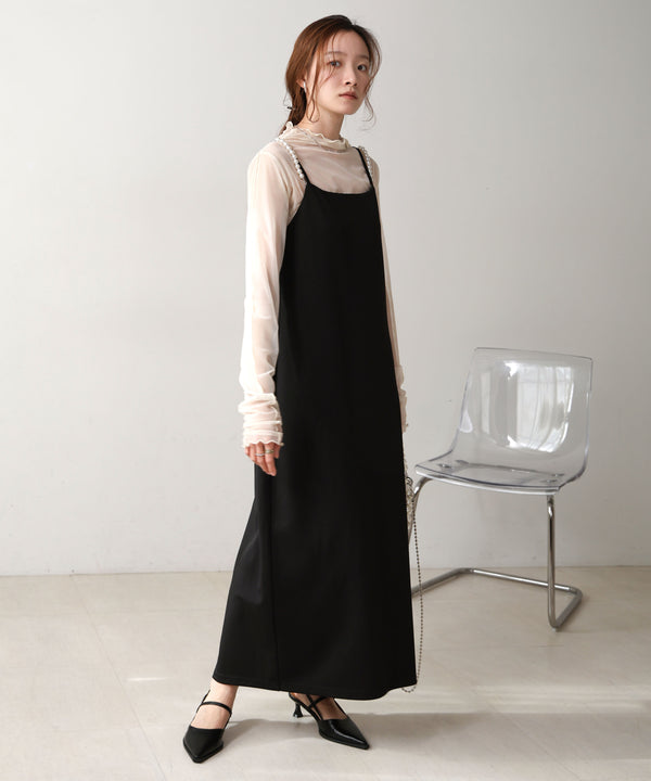 SHOULDER PEARL CAMI ONEPIECE