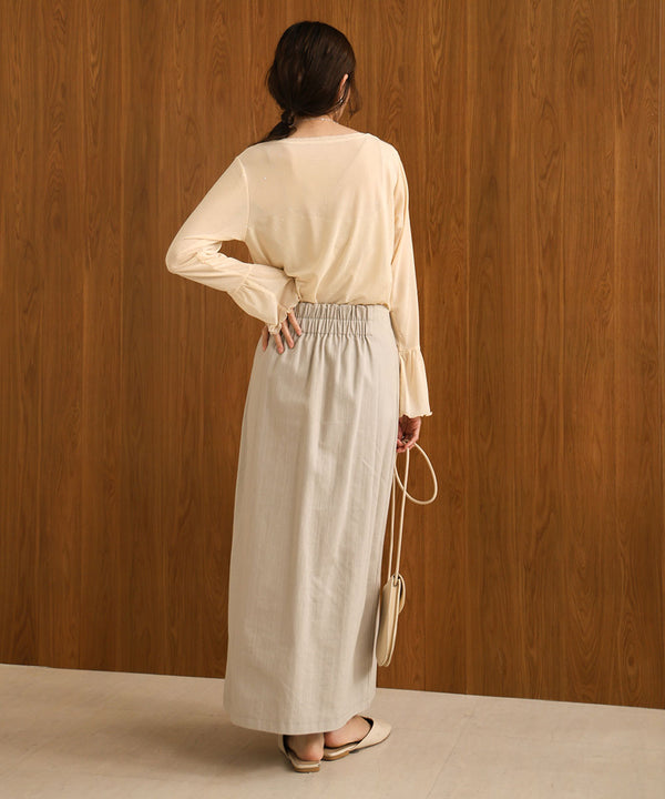 RHINESTONE SHEER TOP