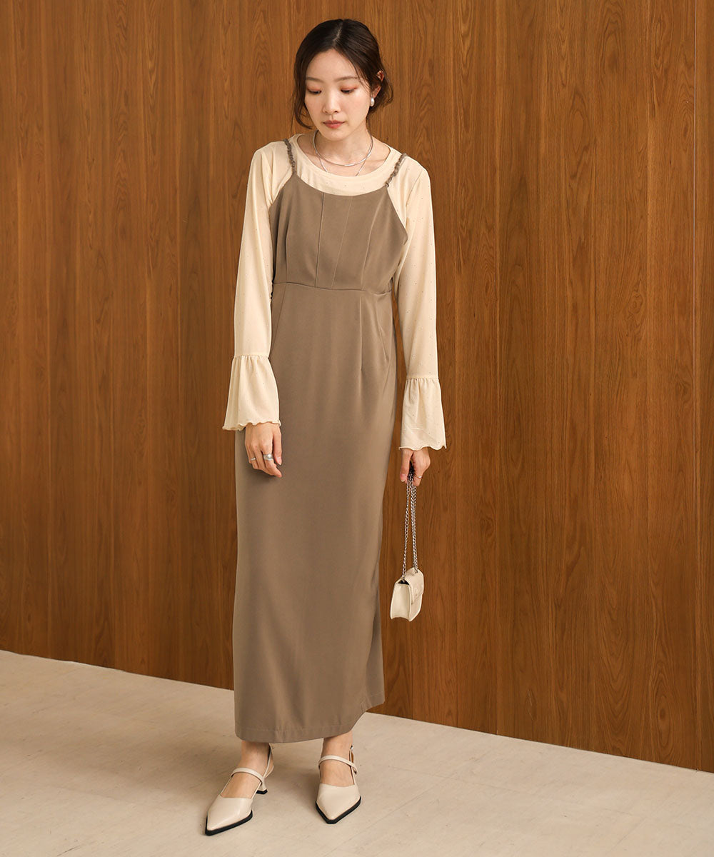 RHINESTONE SHEER TOP