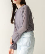 RHINESTONE SHEER TOP