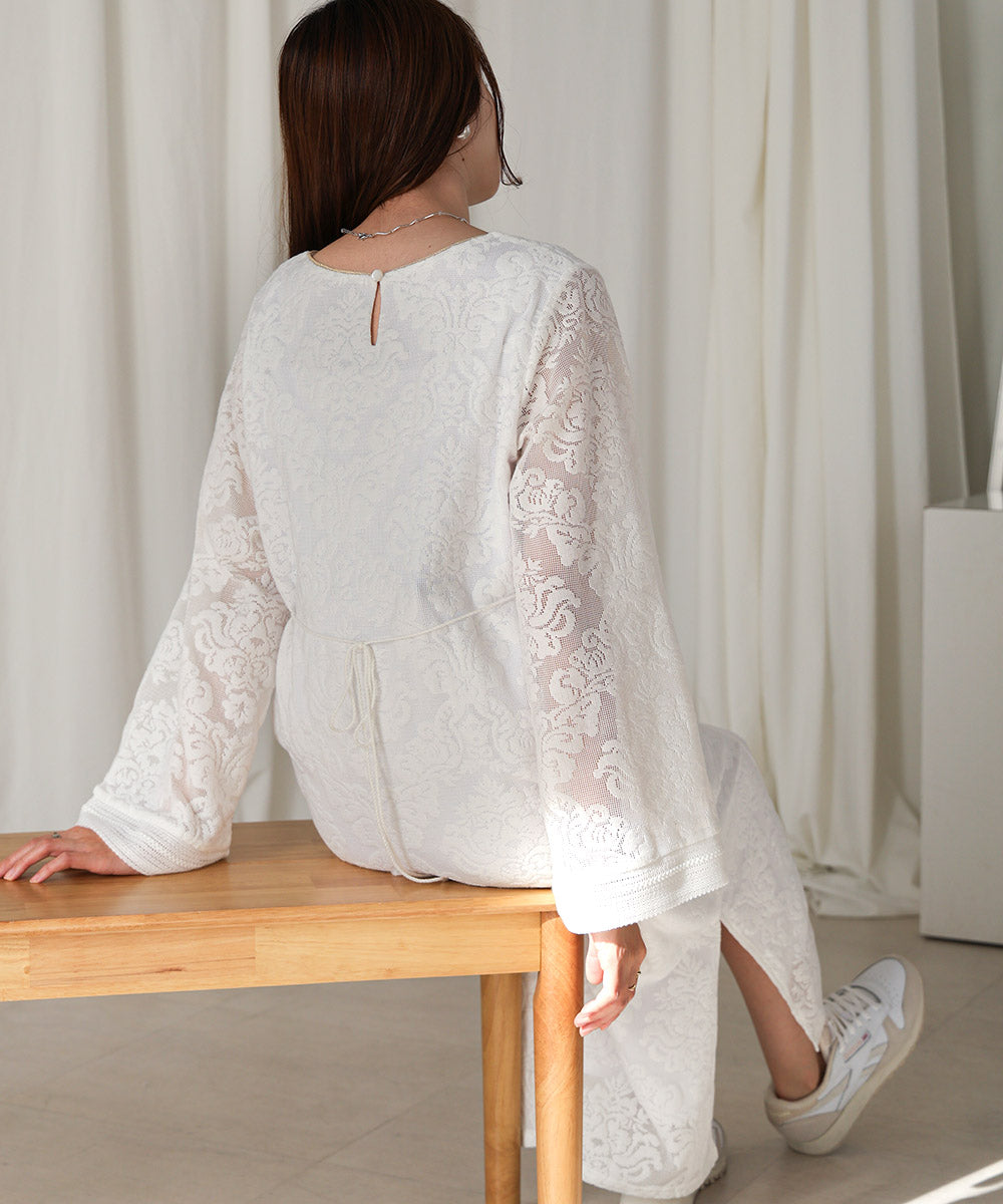 LACE SWITCHING ONEPIECE