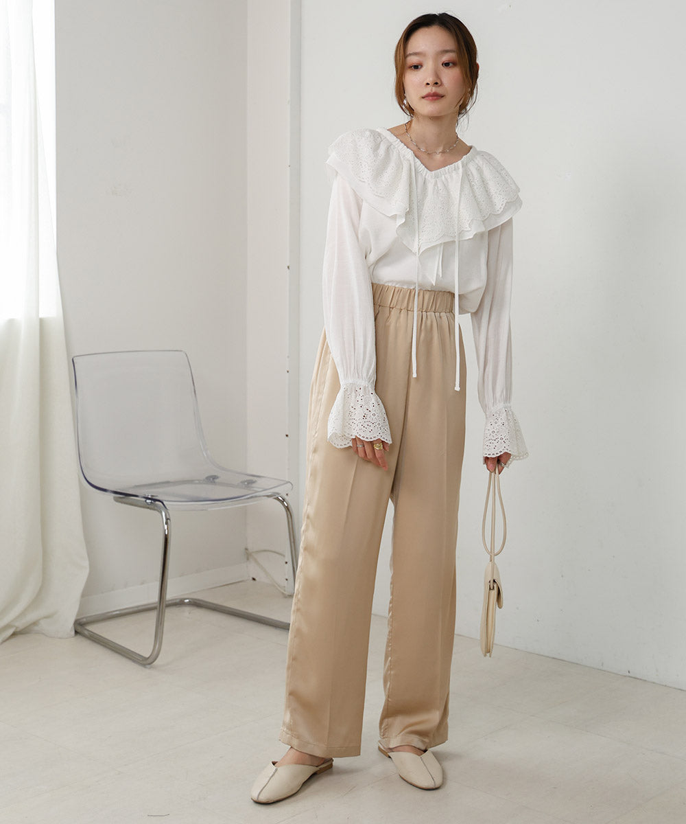 SATIN LINE PANTS
