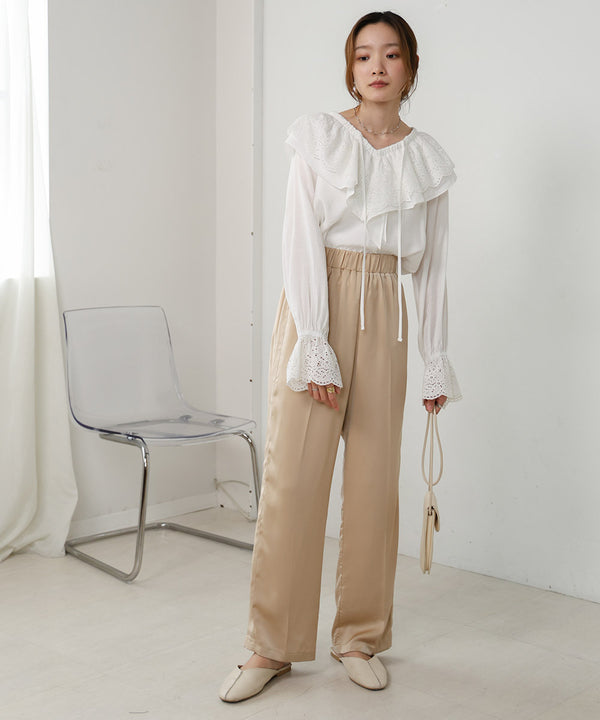 SATIN LINE PANTS