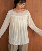 GATHERED LAYERED MELLOW CUT AND SEW