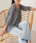 GATHERED LAYERED MELLOW CUT AND SEW