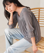 GATHERED LAYERED MELLOW CUT AND SEW