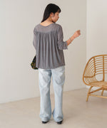 GATHERED LAYERED MELLOW CUT AND SEW