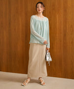 GATHERED LAYERED MELLOW CUT AND SEW