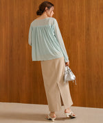 GATHERED LAYERED MELLOW CUT AND SEW