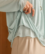 GATHERED LAYERED MELLOW CUT AND SEW