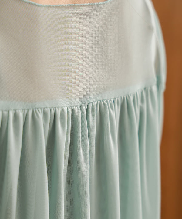 GATHERED LAYERED MELLOW CUT AND SEW