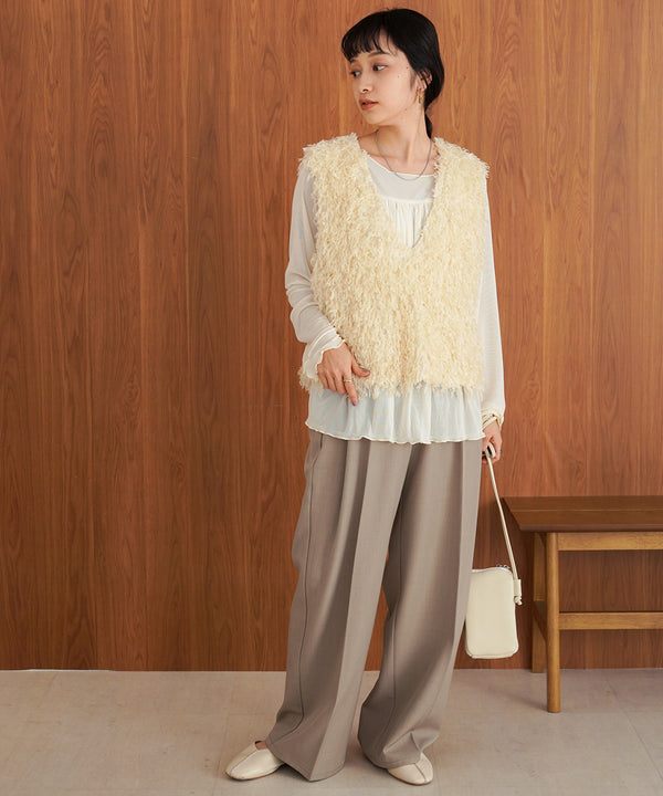 GATHERED LAYERED MELLOW CUT AND SEW