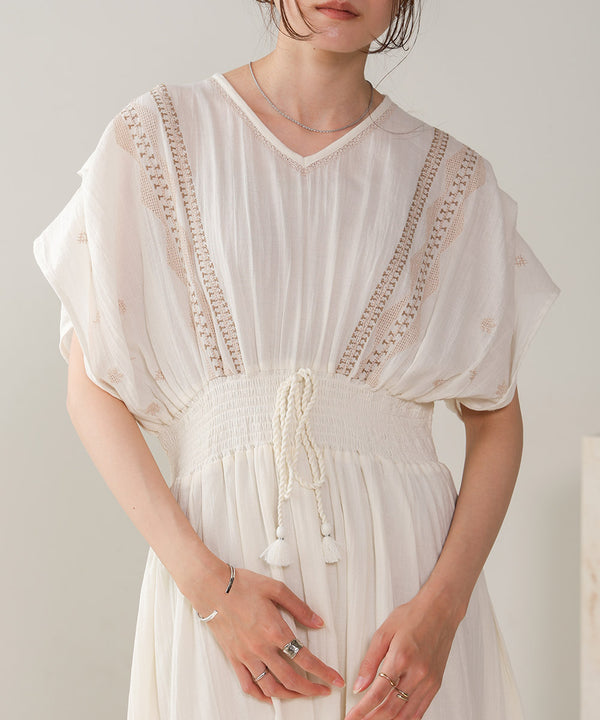 front embroidery onepiece