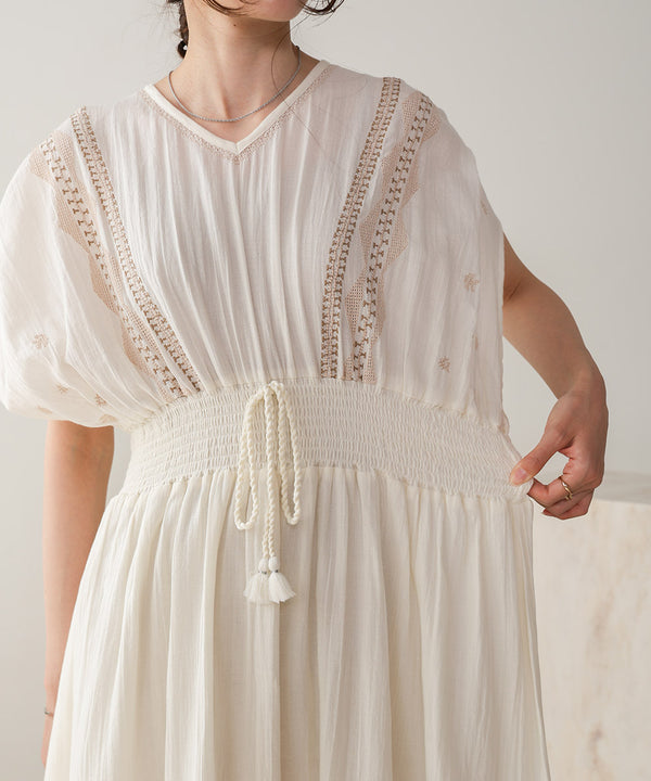 front embroidery onepiece