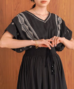 front embroidery onepiece