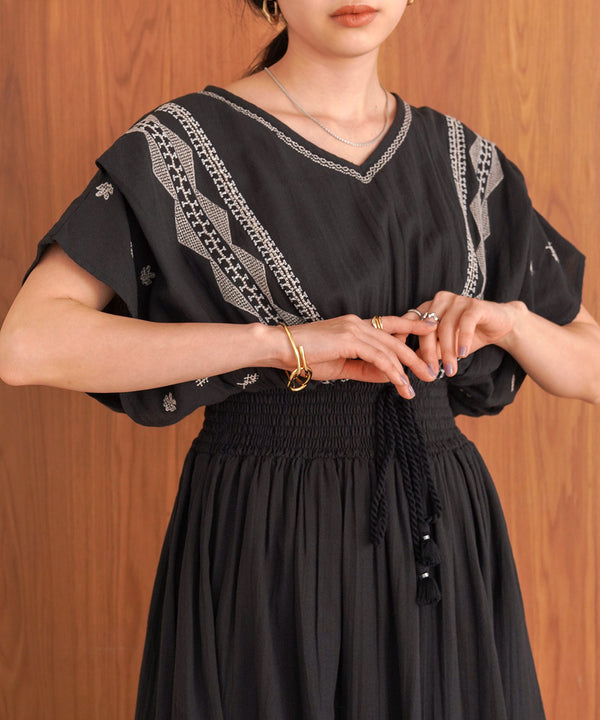 front embroidery onepiece