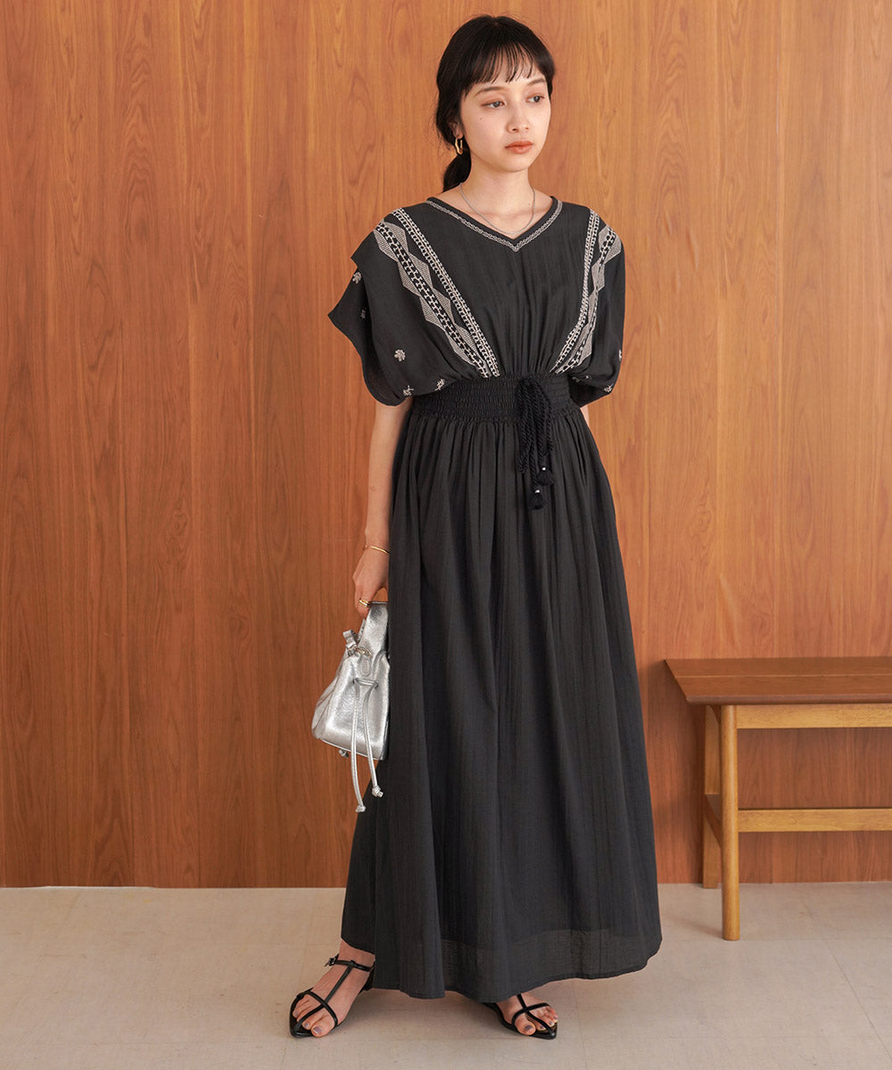 front embroidery onepiece