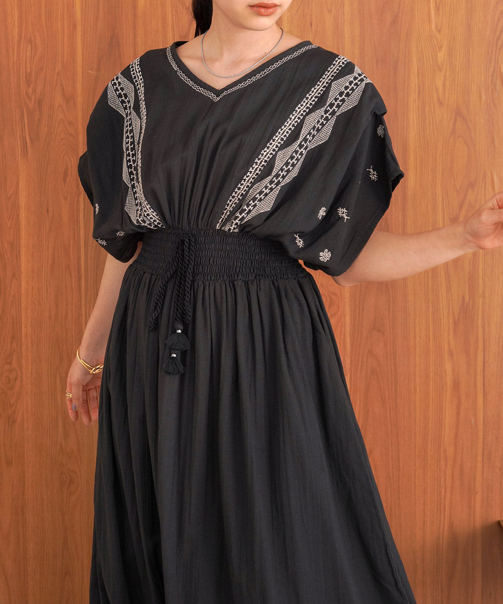 front embroidery onepiece