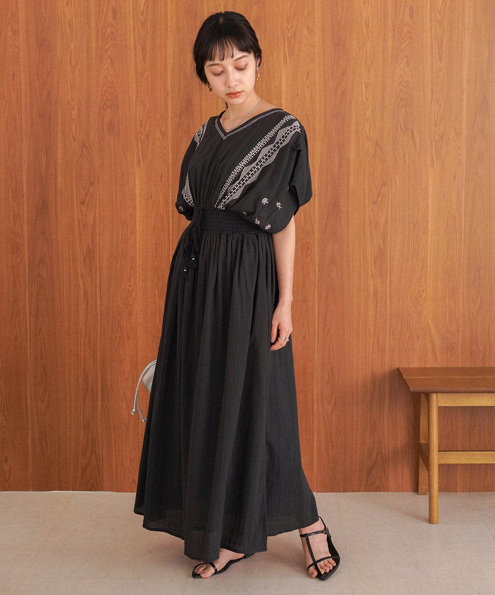 front embroidery onepiece