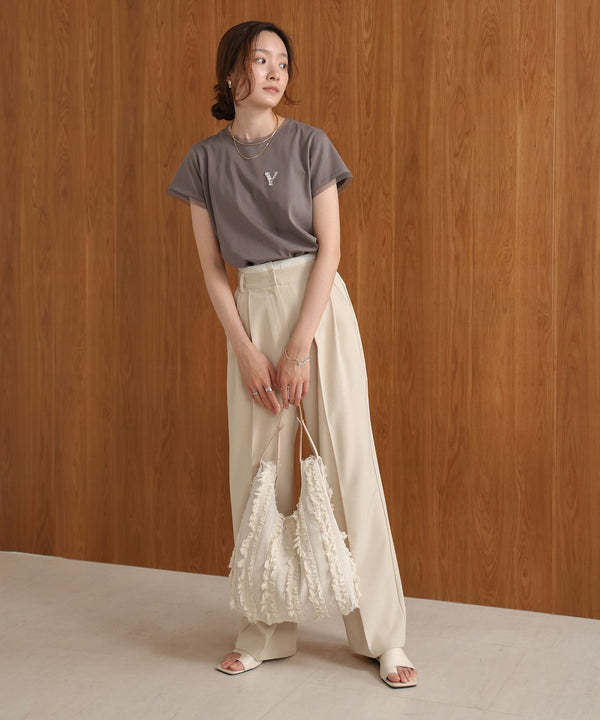 shaggy jacquard bag