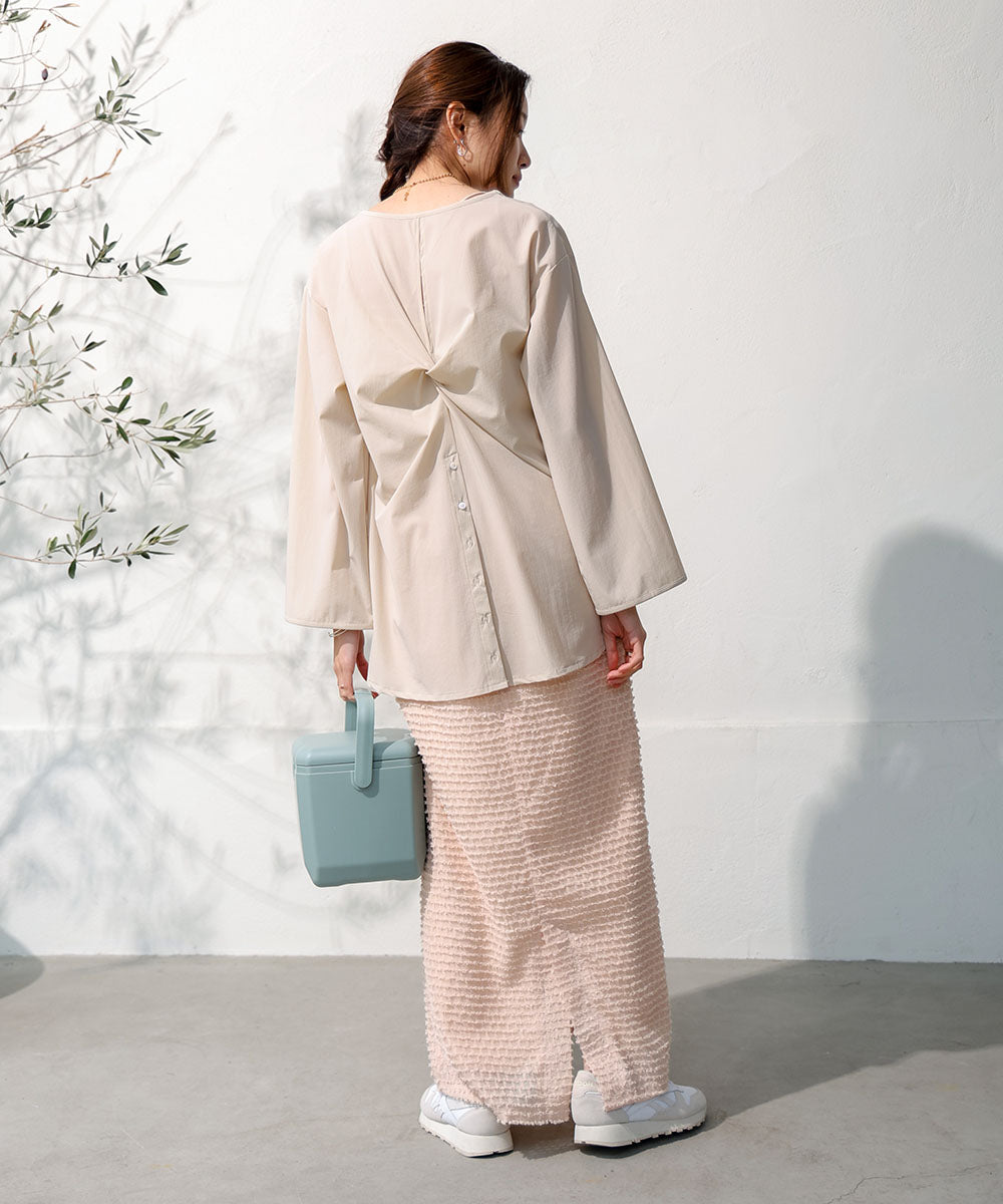 RASH GUARD  TWIST BACK BLOUSE