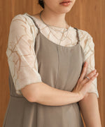 marble sheer mesh tops