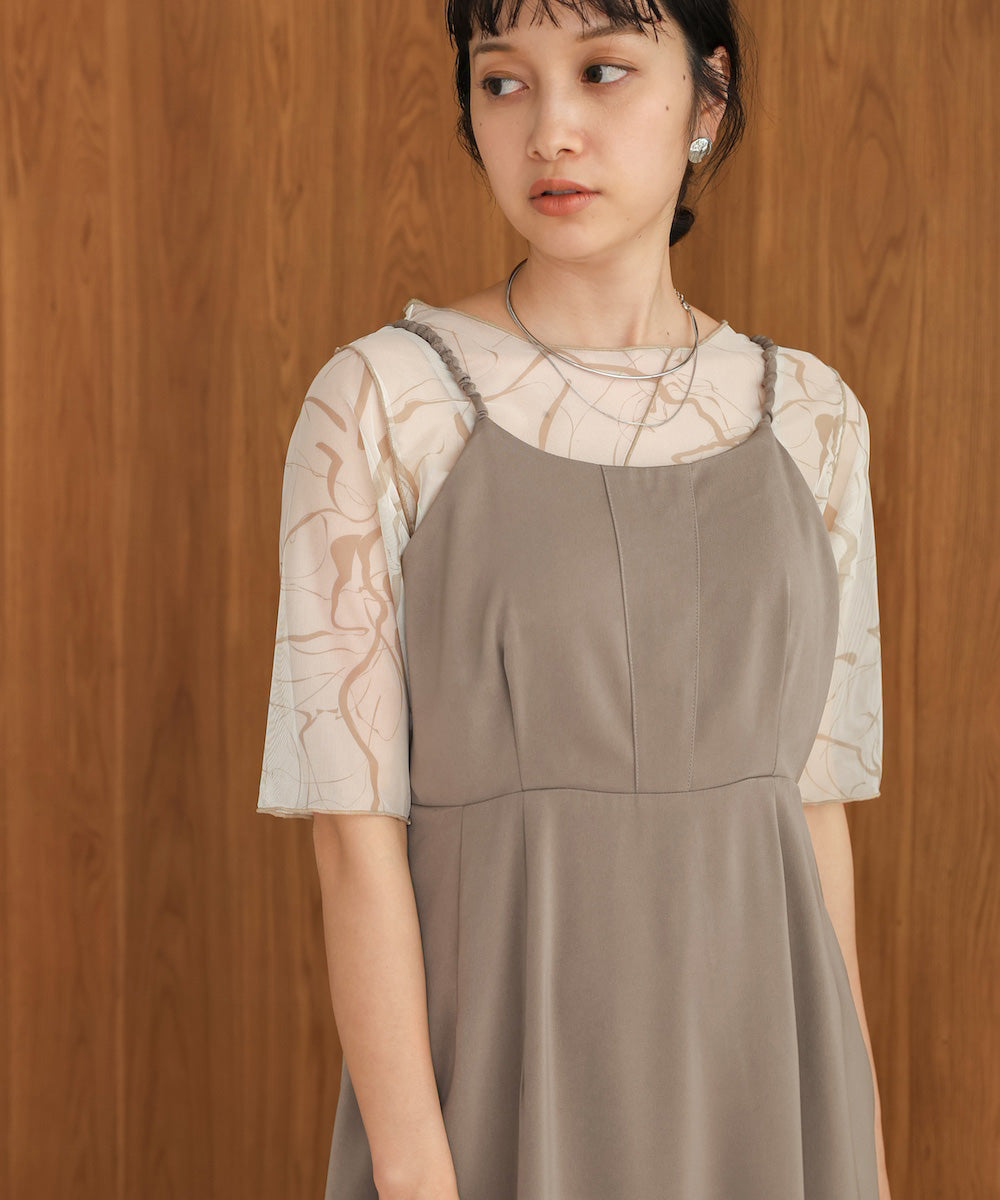 marble sheer mesh tops