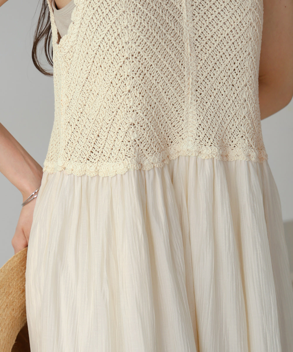 crochet combination cami onepiece