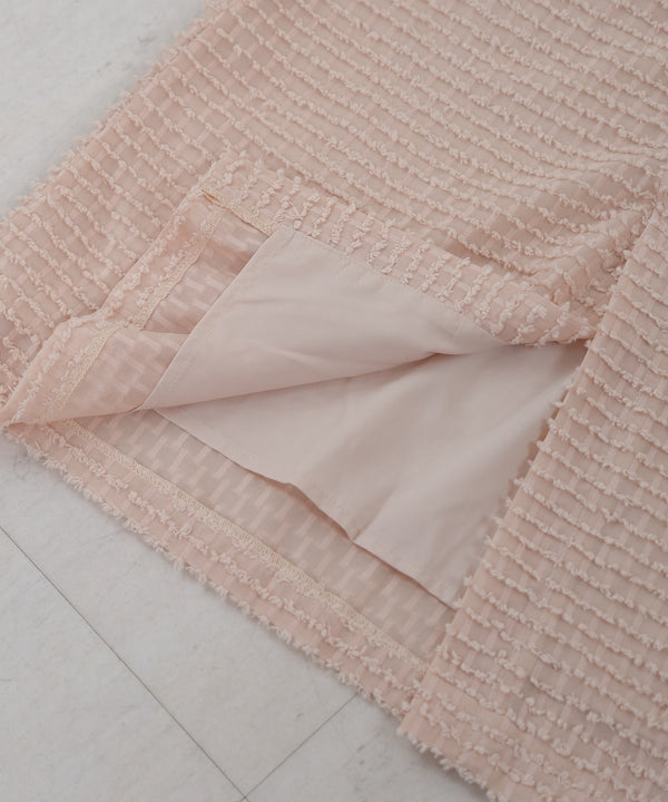 mini fringe I-line skirt