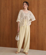 【2024SS】クロシェ半袖カーディガン