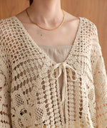 【2024SS】クロシェ半袖カーディガン