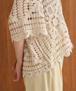 【2024SS】クロシェ半袖カーディガン