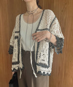 【2024SS】クロシェ半袖カーディガン