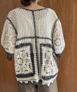 【2024SS】クロシェ半袖カーディガン