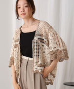 【2024SS】クロシェ半袖カーディガン