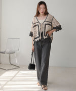 【2024SS】クロシェ半袖カーディガン