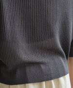 sheer rib knit cardigan