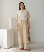 layered side slit onepiece