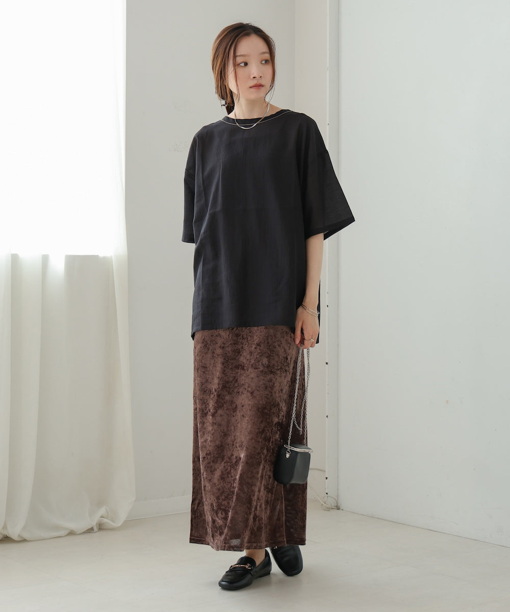 sheer blouse t-shirt